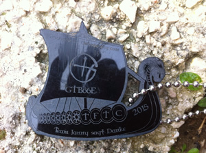GeoToken arrived in our Pentati Pirate Trail GeoCache box on the 12th October